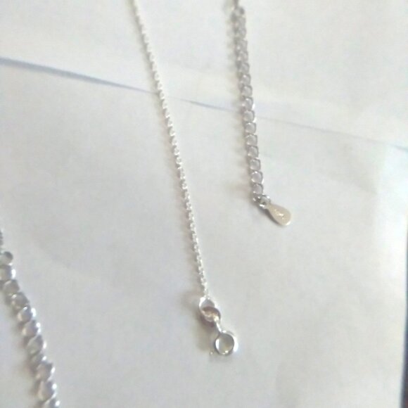 4 Singapore and 1 Delicate Rolo Silver Chains - Picture 2 of 11